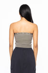 Ivy Green Ribbed Tube Top