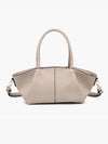 Mauve Karen Dual Handle Baguette Bag