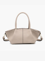 Mauve Karen Dual Handle Baguette Bag