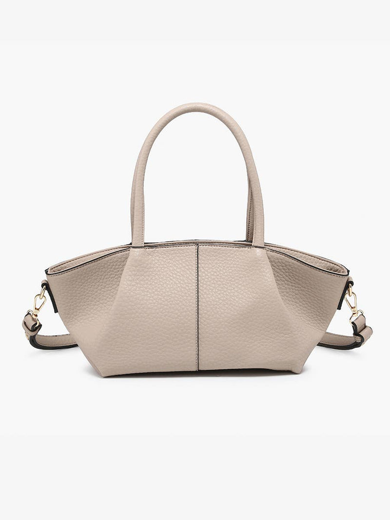 Mauve Karen Dual Handle Baguette Bag