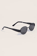 Thin Metal Oval Frame Sunglasses Set: ASSORTED