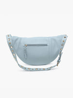 Nova Brown Studded Sling Bag