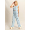 Light Blue Cotton Pants