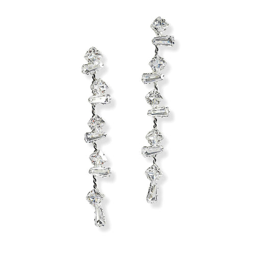 Date Night Dangle Drop Earrings - Gold/Silver