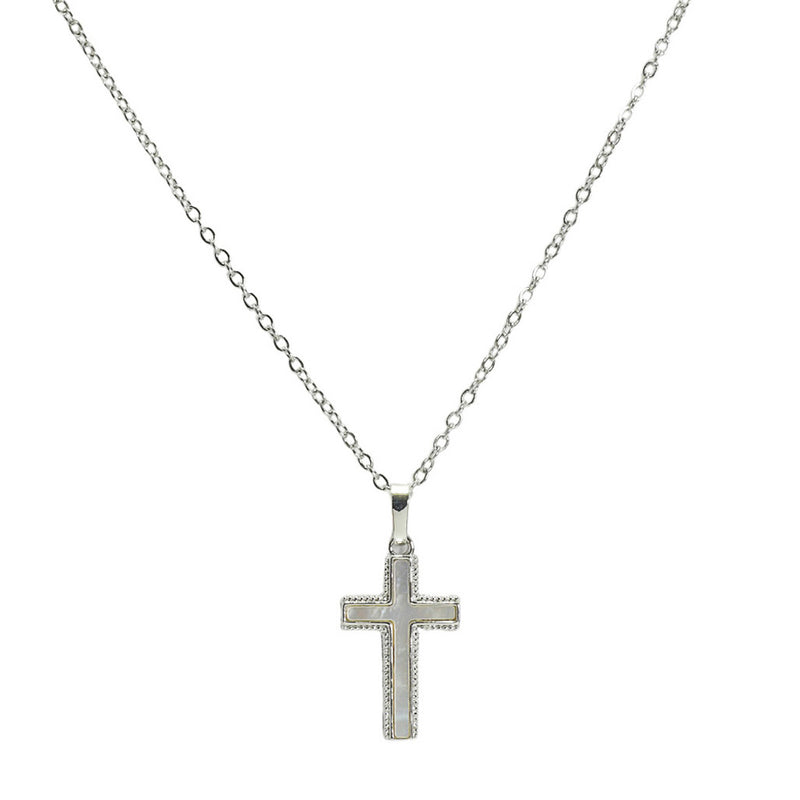 Pearl Cross Necklace
