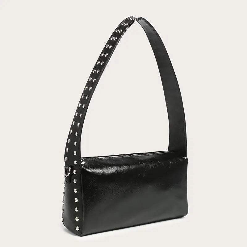 Studded Faux Leather Bag (2 Colors)