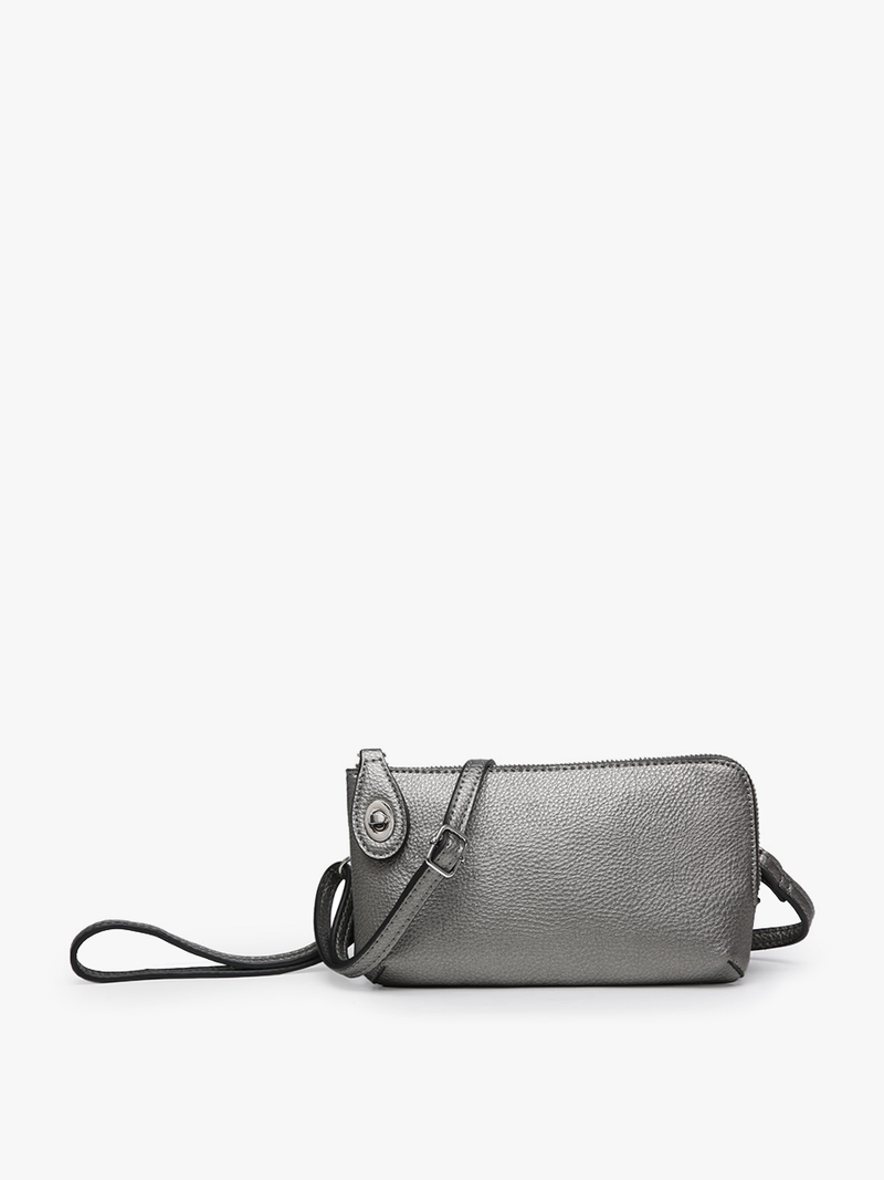 Kendall Light Beige Crossbody/Wristlet w/ Twist Lock