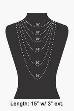 Mixed Pearl Beads Station Chain Necklace