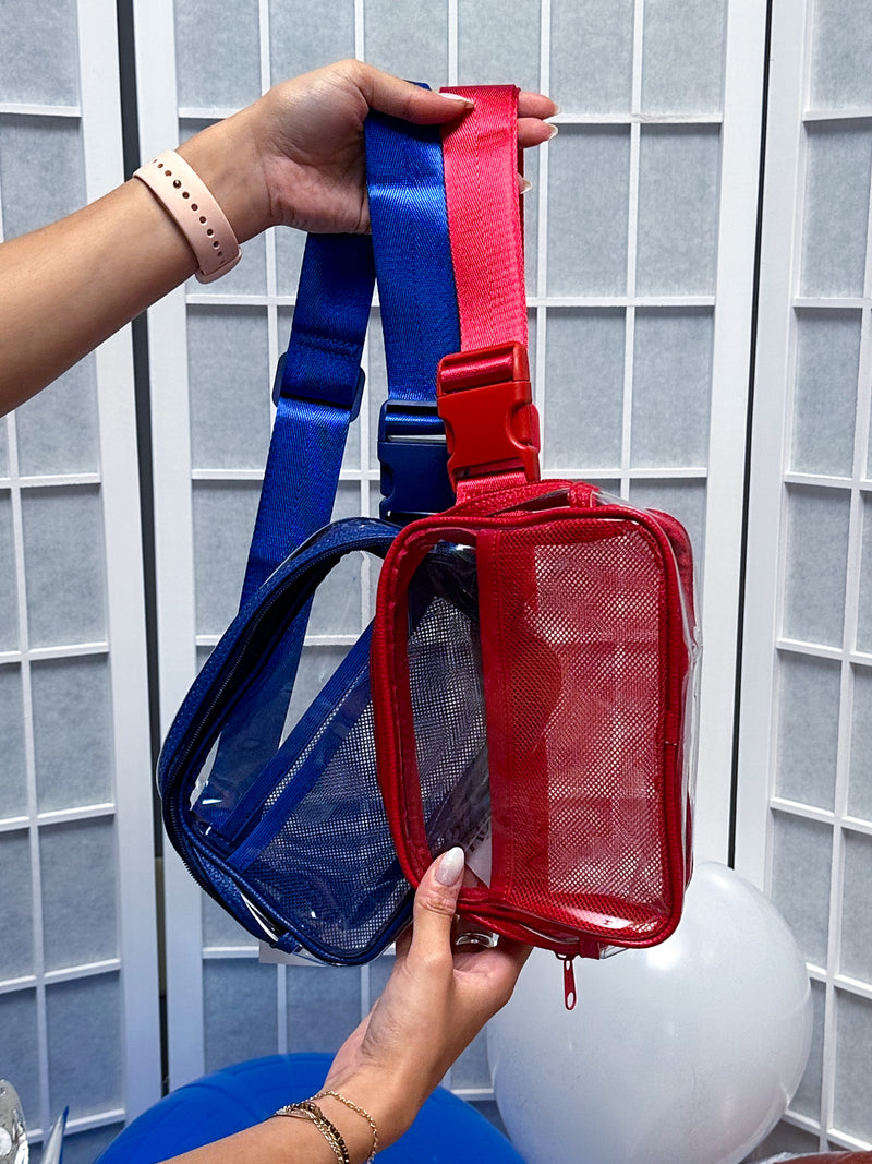 Clear Stadium Belt Bags