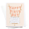 Happy Birthday Cake Topper Greeting Card