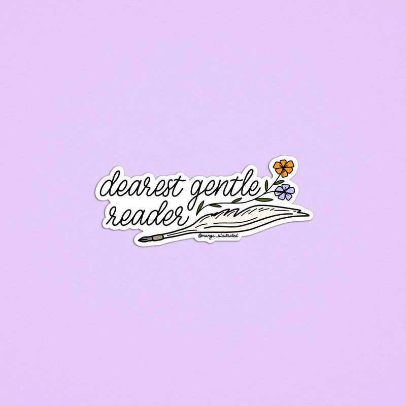 Dearest Gentle Reader Sticker