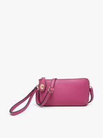 Kendall Mocha Crossbody/Wristlet w/ Twist Lock