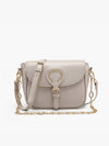 Athens Greige Accented Flapover Crossbody