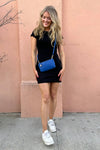 Kendall Mocha Crossbody/Wristlet w/ Twist Lock