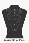 Gold Dipped Intricate Station Dainty Chain Necklace Set