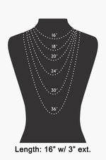 Gold Dipped Intricate Station Dainty Chain Necklace Set