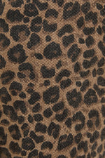 Mid-Rise Leopard Print Boyfriend Jeans