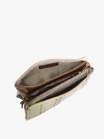 Riley Camo 3 Compartment Crossbody Bag