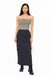 Ivy Green Ribbed Tube Top