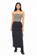 Ivy Green Ribbed Tube Top