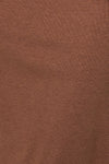 Ruched Mocha Midi Dress