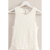 White Bubble Hem Mini Dress