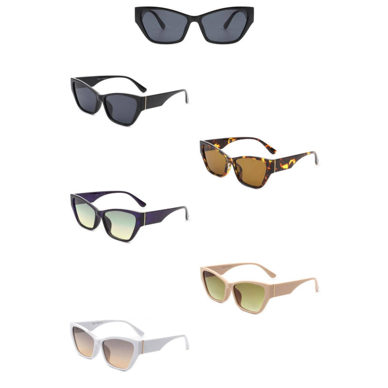 Square Retro Cat Eye Vintage Sunglasses