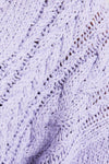 Lavender Knit Cardigan