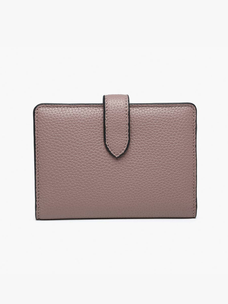 Jane Black Snap Cover Bi-Fold Wallet