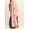 Light Pink Bow Tied Detail Sweater