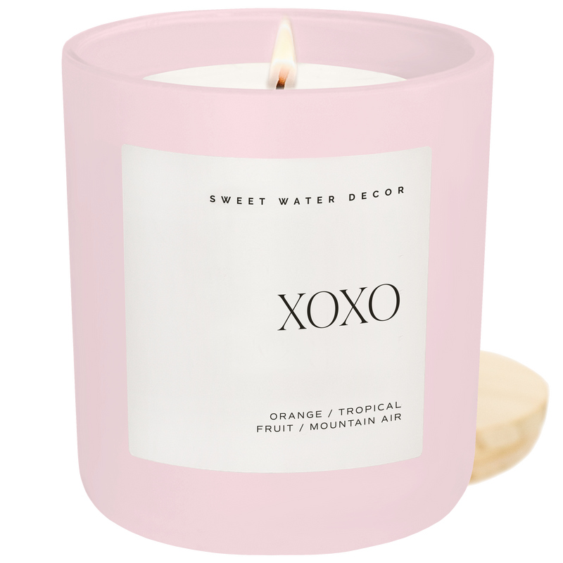 XOXO 15 oz Soy Candle \ Matte Jar