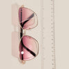 Rhinestone Accent Aviator Sunglasses Set: ASSORTED