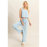 Light Blue Cotton Pants