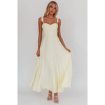 Pastel Yellow Maxi Dress