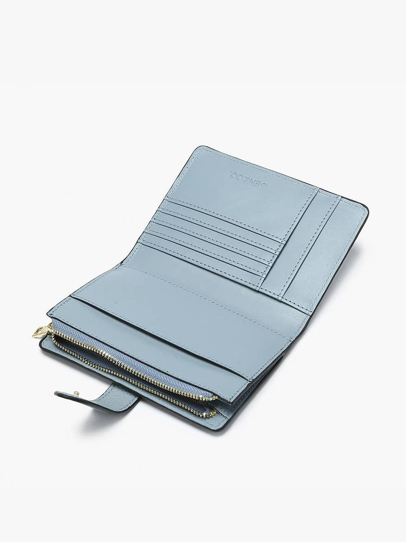 Jane Black Snap Cover Bi-Fold Wallet