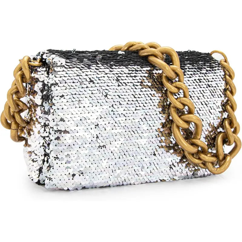 Allie Sequin Bag | Silver or Gold