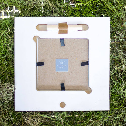 Love White Square Picture Frame