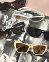 Square Retro Cat Eye Vintage Sunglasses