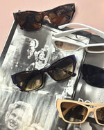 Square Retro Cat Eye Vintage Sunglasses