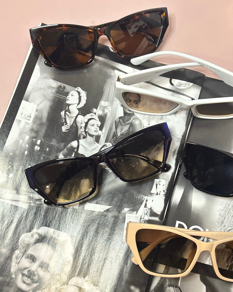 Square Retro Cat Eye Vintage Sunglasses