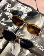 90s Vintage CC Round Sunglasses