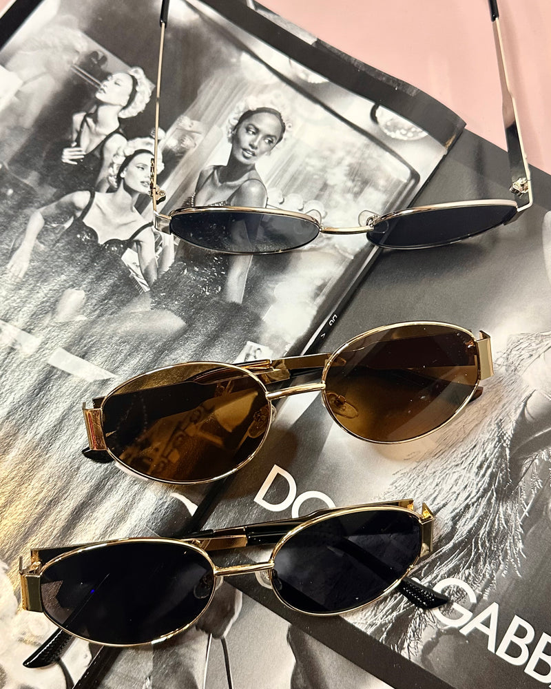 90s Vintage CC Round Sunglasses