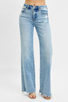 Mid Rise Wide Leg Jeans