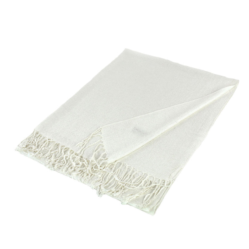 Ivory Pashmina Scarf Shawl
