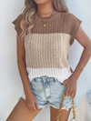Mocha Toned Knit Top