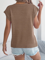 Mocha Toned Knit Top