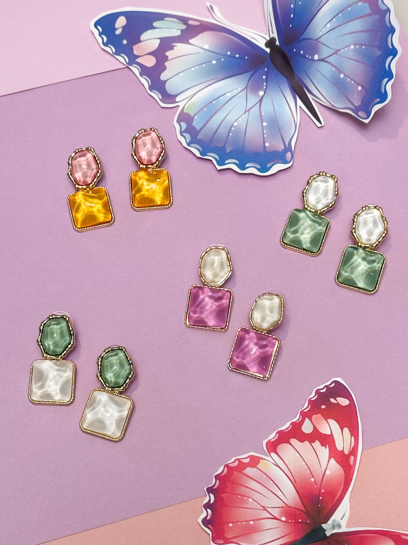 Wavy Water Glare Earrings | 3 Colors