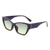 Square Retro Cat Eye Vintage Sunglasses