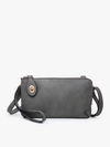 Kendall Mocha Crossbody/Wristlet w/ Twist Lock