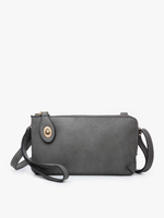 Kendall Mocha Crossbody/Wristlet w/ Twist Lock